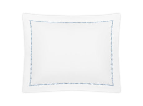 Matouk Hatch Sky Blue Pillow Sham | Fig Linens