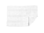 White Bath Rug - Matouk Hudson White Bathroom Rugs at Fig Linens and Home