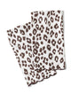 Iconic Leopard Cinder Guest Towels by Matouk Schumacher | Powder Room Towel