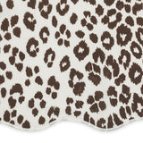 Swatch Detail of Matouk Schumacher Iconic Leopard Cinder Shower Curtain at Fig Linens and Home