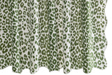 Iconic Leopard Green Shower Curtain by Matouk Schumacher