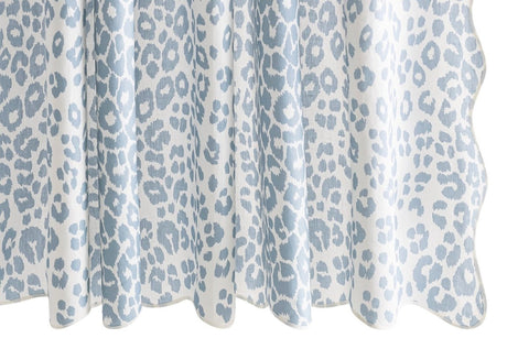 Iconic Leopard Sky Shower Curtain by Matouk Schumacher