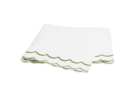 India Grass Flat Sheet | Matouk Percale at Fig Linens