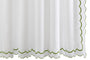 Shower Curtain - Matouk India Pique Shower Curtain Grass at Fig Linens and Home | Bath Boutique