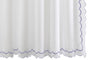 Shower Curtain - Matouk India Pique Shower Curtain Lilac at Fig Linens and Home | Bath Boutique