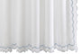 Shower Curtain - Matouk India Pique Shower Curtain Pool at Fig Linens and Home | Bath Boutique