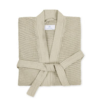 Thumbnail for Kiran Dune Bathrobe | Matouk Robes - Light weight waffle robe at Fig Linens and Home