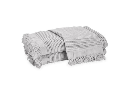 Matouk Kiran Silver Bath Towels | Fig Linens and Home