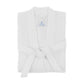 Matouk Kiran White Waffle Robe | Matouk Robes - Light weight waffle robe at Fig Linens and Home