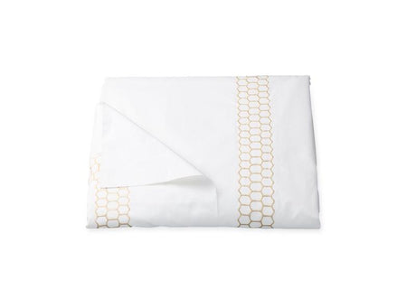 Matouk Liana Champagne Duvet Cover | Fig Linens