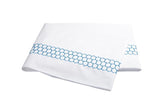 Matouk Liana Ocean Flat Sheet | Fig Linens