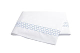 Matouk Liana Wedgwood Flat Sheet | Fig Linens