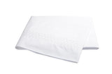 Matouk Liana White Flat Sheet | Fig Linens