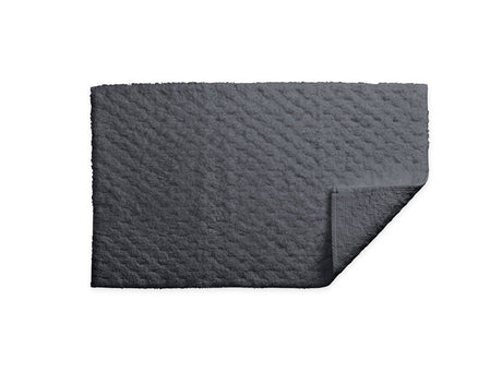 Matouk Lotus Charcoal Bath Rug at Fig Linens