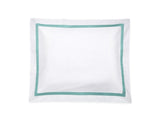 Lowell Aquamarine Pillow Sham by Matouk | Fig Linens and Home