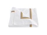 Matouk Lowell Champagne Duvet Cover | Fig Linens