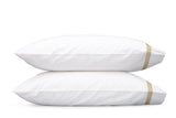 Matouk Lowell Champagne Pillowcase | Fig Linens