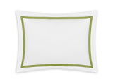 Lowell Grass Green Sham | Matouk at Fig Linens