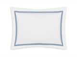 Pillow Sham - Matouk Lowell Hazy Blue Bedding at Fig Linens and Home