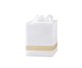 Lowell Tissue Cover in Champagne | Matouk at Fig Linens