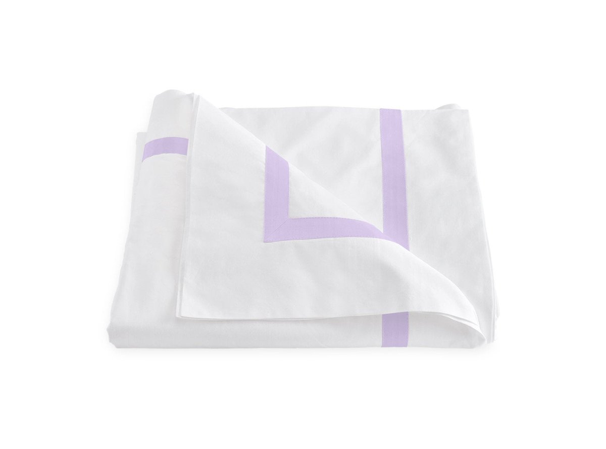 Lowell Violet Duvet Cover | Matouk at Fig Linens