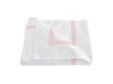 Lowell Pink Duvet Cover | Matouk Percale Bedding at Fig Linens