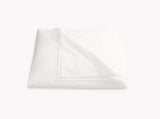 Luca Hemstitch Duvet Cover in Bone | Matouk at Fig Linens