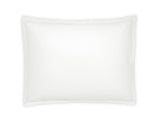 Matouk Luca Satin Stitch Bone Pillow Sham | Fig Linens