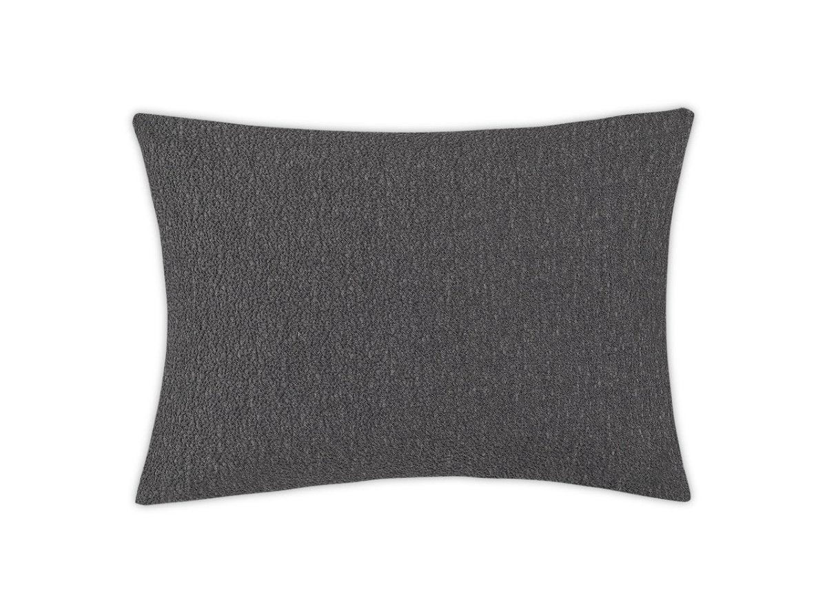 Matouk Malibu Pillow Sham charcoal at Fig Linens and Home