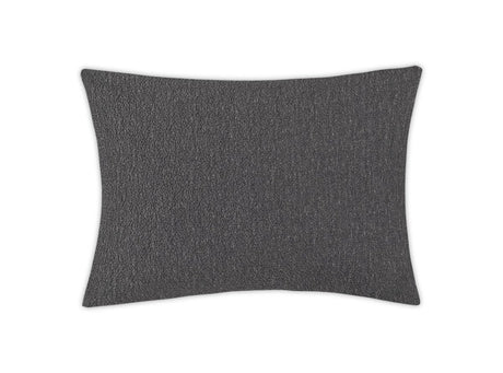 Matouk Malibu Pillow Sham charcoal at Fig Linens and Home