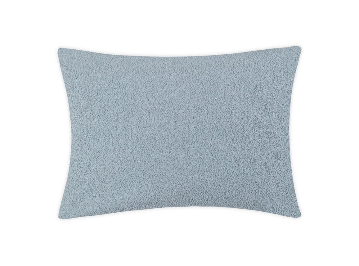 Matouk Malibu Pillow Sham Hazy Blue at Fig Linens and Home