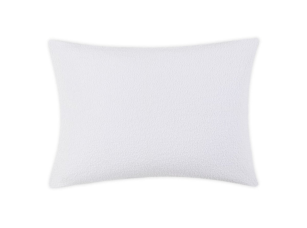 Matouk Malibu Pillow Sham white at Fig Linens and Home