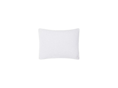 Matouk Malibu Boudoir Sham white at Fig Linens and Home