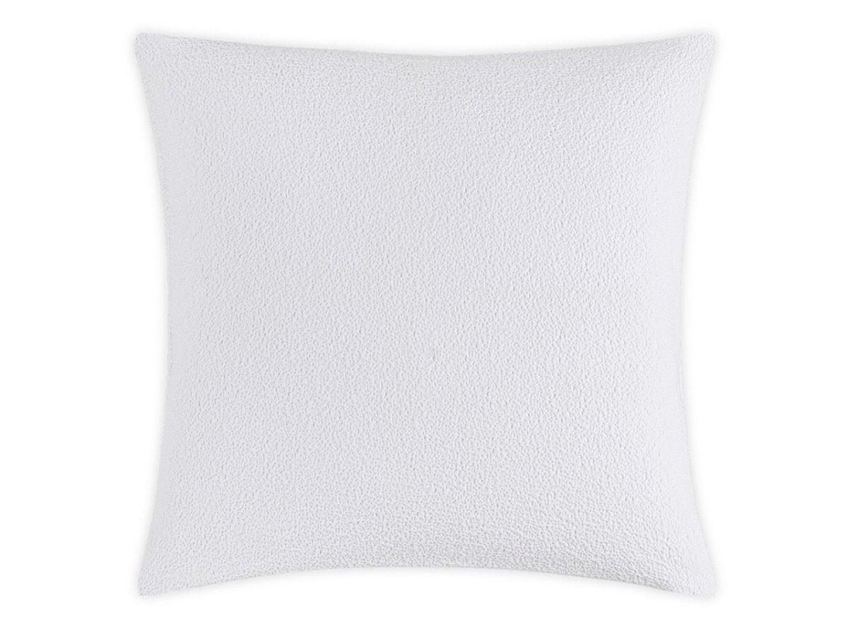 Matouk Malibu Euro Sham white at Fig Linens and Home