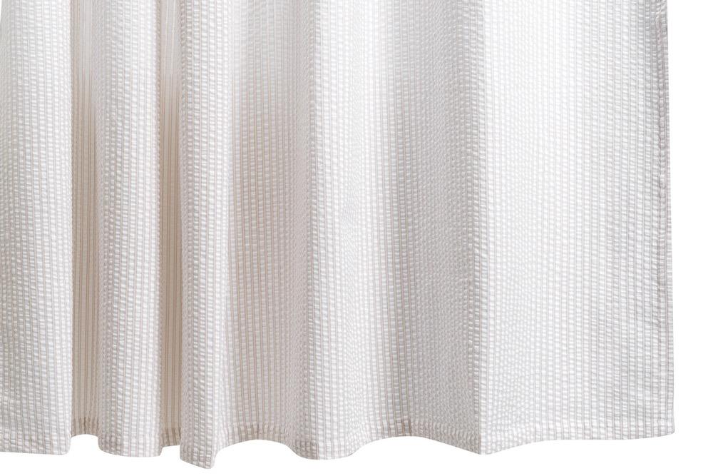 Matteo Natural Shower Curtain | Matouk at Fig Linens