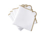 Matouk Mirasol Napkins in Champagne | Fig Linens and Home Formal Table Linens