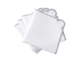 Matouk Mirasol Napkins in Silver | Fig Linens and Home Formal Table Linens