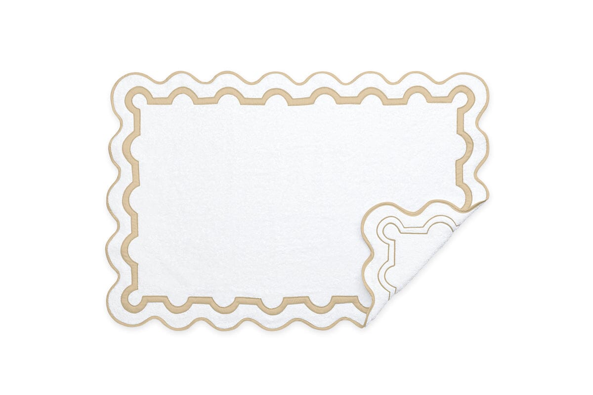 Mirasol Champagne Tub Mat | Matouk at Fig Linens and Home