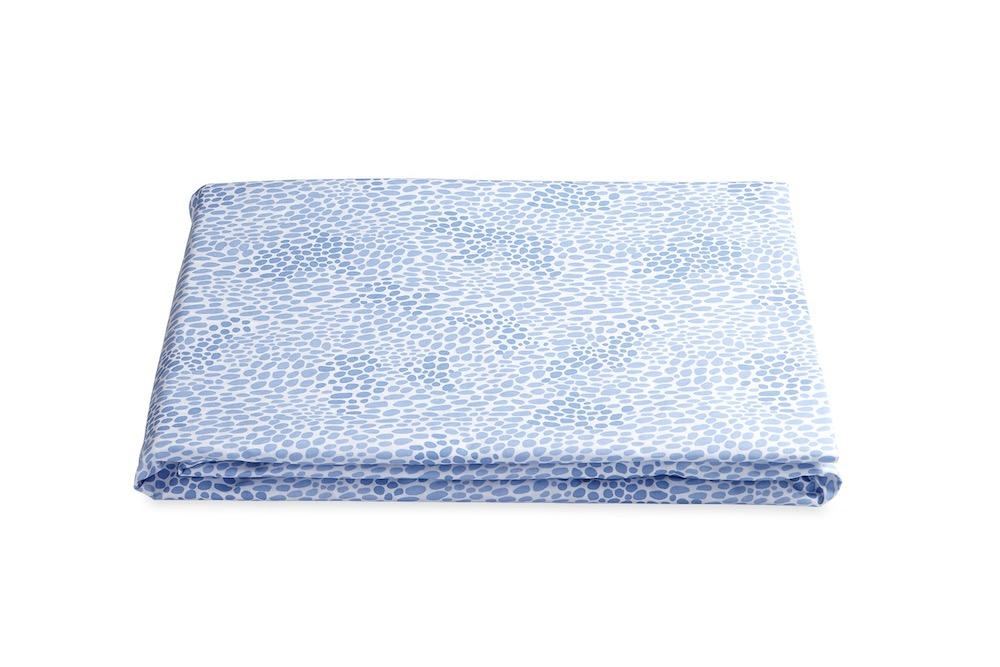 Matouk Nikita Azure Fitted Sheet | Fig Linens