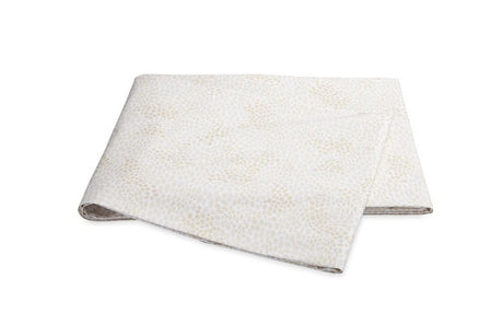 Matouk Nikita Champagne Flat Sheet | Fig Linens