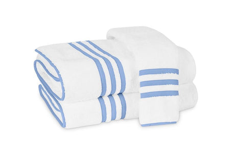 Matouk Newport Bath Towels in Azure | Fig Linens