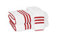 Matouk Newport Bath Towels in Red | Fig Linens