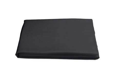 Fitted Sheet - Matouk Nocturne Black Bedding at Fig Linens and Home