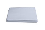 Matouk Fitted Sheet - Nocturne Sateen Cotton Light Blue Bedding