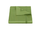 Matouk Nocturne Grass Green Duvet Covers - Fig Linens and Home - Matouk Bedding - Sateen