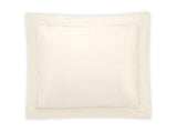 Nocturne Hemstitch Ivory Sham | Matouk Sateen Bedding