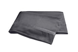 Matouk Nocturne Charcoal Flat Sheet | Fig Linens