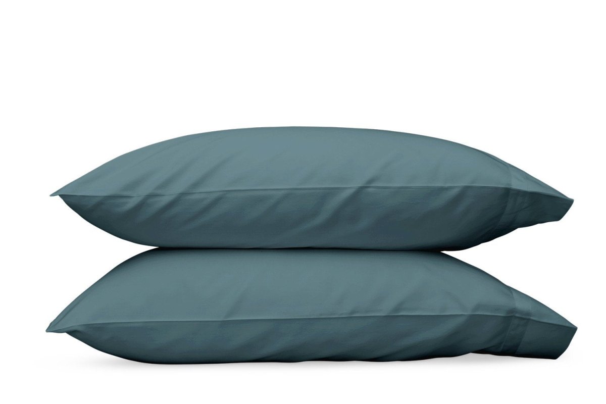 Matouk Nocturne Deep Jade Pillowcase | Fig Linens