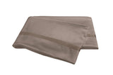 Matouk Nocturne Mocha Flat Sheet | Fig Linens