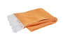 Pezzo Tangerine Cotton Throw | Matouk at Fig Linens and Home